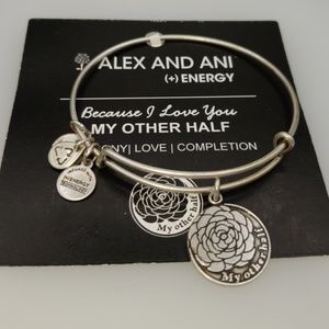 NWT Alex and Ani my other half bangle